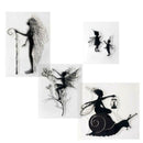 4pcs/set Fairy Silicone Clear Seal Stamp DIY Embossing Photo Album Decorative