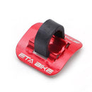 5pcs Bike Brake Cable Guide Clips Aluminium Alloy C Buckles Clamp (Red)