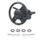 TRX4 SCX10 1/10 Black Simulation Replacement Mini Crawler RC Car Steering Wheel