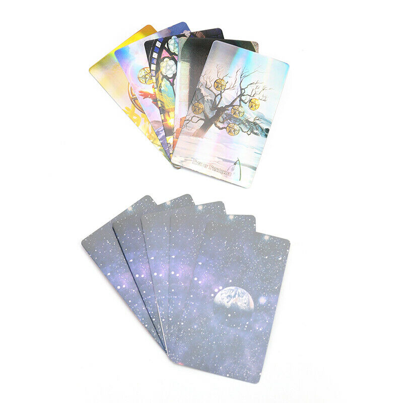Holographic Tarot Cards Of Witches Divination Fate Oracle Party Deck Board G Hn