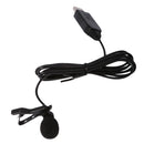 USB 2.0 Clip-on Lavalier Condenser Microphone Microphone Mic for PC Laptop