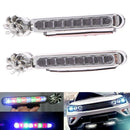 2Pcs Wind Power 8 LED Car Daytime Running Light Fog Lamp Car Driving Day OZ