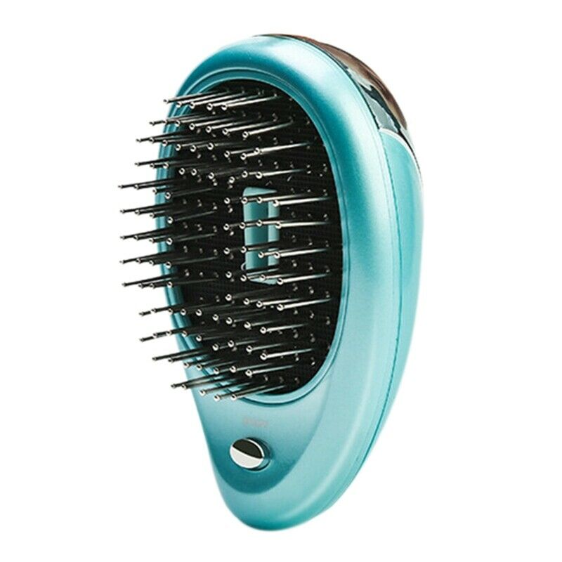 Portable Electric Hair Ionic Brush Hair Straightener Brush Negative Ion Com O3U1