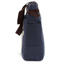 Women handbag canvas bag with cute cat fashion ladies small bags(dark blue)