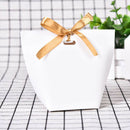 50Pcs Blank Kraft Paper Bag Candy Bag Wedding Favors Gift Box Package Birth K3A3