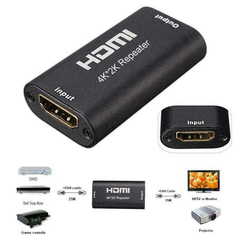 HDMI Cable Signal Amplifier Repeater Extender Booster HD 4K 1080P UP TV 40M I7N6