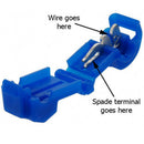 60pcs Quick Splice Electrical Wire Terminals PP Insulated Female Spade Conn D6X4