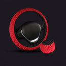 Car Steering Wheel Cover Braided Wheel Handle Ice Silk Set Sponge Car Prote S1Y5