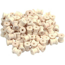 100Pcs Natural Cylinder Wooden Spools 14mm x12.6mm New