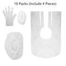 40Pcs Hair Dye Coloring Kit Gloves Disposable Cape Hair Coloring DIY Salon Tools