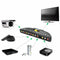 Game Splitter Selector Box Audio Video Switcher 4-Way RCA AV Remote Selector