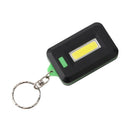 Mini LED COB Flashlight Waterproof Portable Keychain Torch Light Camping L %a