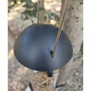 Hanging Wild Bird Feeder, Waterproof Tube Bird Feeder with Roof Garden Yard