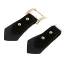 1 Pair Fashion Leather Toggle Buttons Trench Duffle Coat Jacket Fasteners