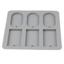 silicone diy candles aroma wax tablets mould chocolate fondant cake soap mold!j