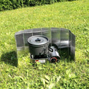 10Pcs Wind Shield Outdoor Camping Picnic Stove Head Portable Windshield Fol Z2B7