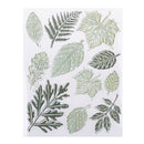 Green leaf clear stamp silicone seal flower stamp DIY scrapbook album decor ME3C