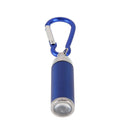Blue Useful Retracted Mini Pocket Carabina Torch LED Light Flashlight Lamp  A