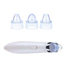 Facial Acne Blackhead Remover Vacuum Suction Pore Clean Machine (White A)