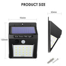 Solar Light Motion Sensor Waterproof Yard Path Outdoor Garden Lamp (30LED)