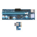 PCI-E 1x to 16x Mining Enhanced Extender Riser Adapter with 4/6/15Pin Port