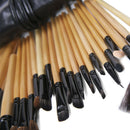 Pro 24 Pcs Makeup Brushes Cosmetic Tool Eyeshadow Powder Brush Set w/ Case