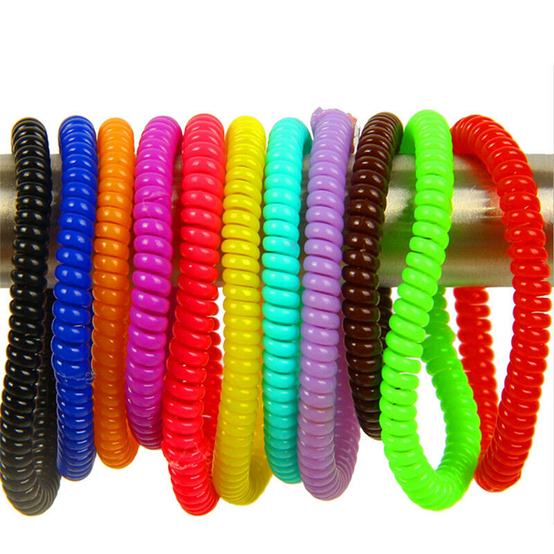 10Pcs Women Girls Hair Band Ties Rope Ring Elastic Hairband Ponytail Holder  Z
