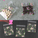 100X Self Adhesive Cookie Candy Package Gifts Bag Party Wrapping Bags new PKI