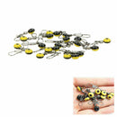 30 Fishing Float Bobber Stops Space Bean Sinker Connector Rolling N0J9 Swiv P5A5