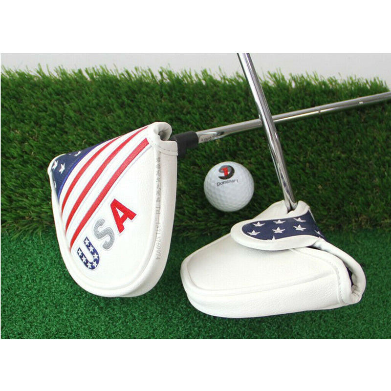 Golf Putter Headcover Standard PU Club Head Cover For Mallet Center Putter