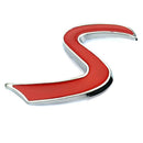 Styling Accessories Vehicles Mini Zinc Alloy Front Electroplated S Grill Badge