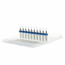 10x0.5mm Tip 1/8" Shank Spiral Flute Tungsten Carbide Micro PCB Drill Bits YM