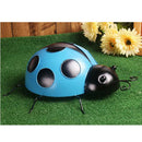 2Pcs Mini Metal LadybugFence HangerWall Hanging Outdoor Garden Decor10cm