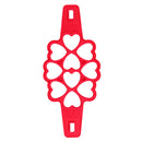 Pancake Egg Ring Maker Silicone Nonstick Kitchen Cooking Tool With 10 Holes