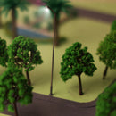 10 Pack 1:100 Mini LED Street Lights Single Head Train Lamp Layout Scenery