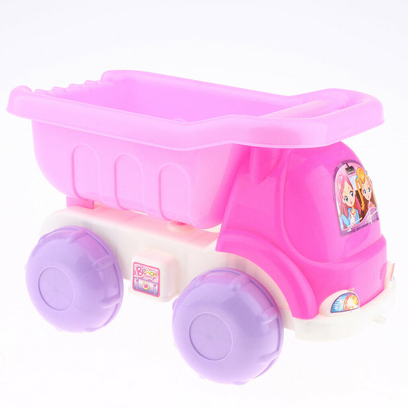 5 Pieces Beach Sand Toys Set, Vehicle, Shovel, Water Can, Grab Shovel, Sand