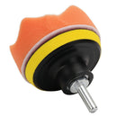 Gross Buffer Waxing Pad Kit +Drill Adapter For Car Shell Window Light Polisher