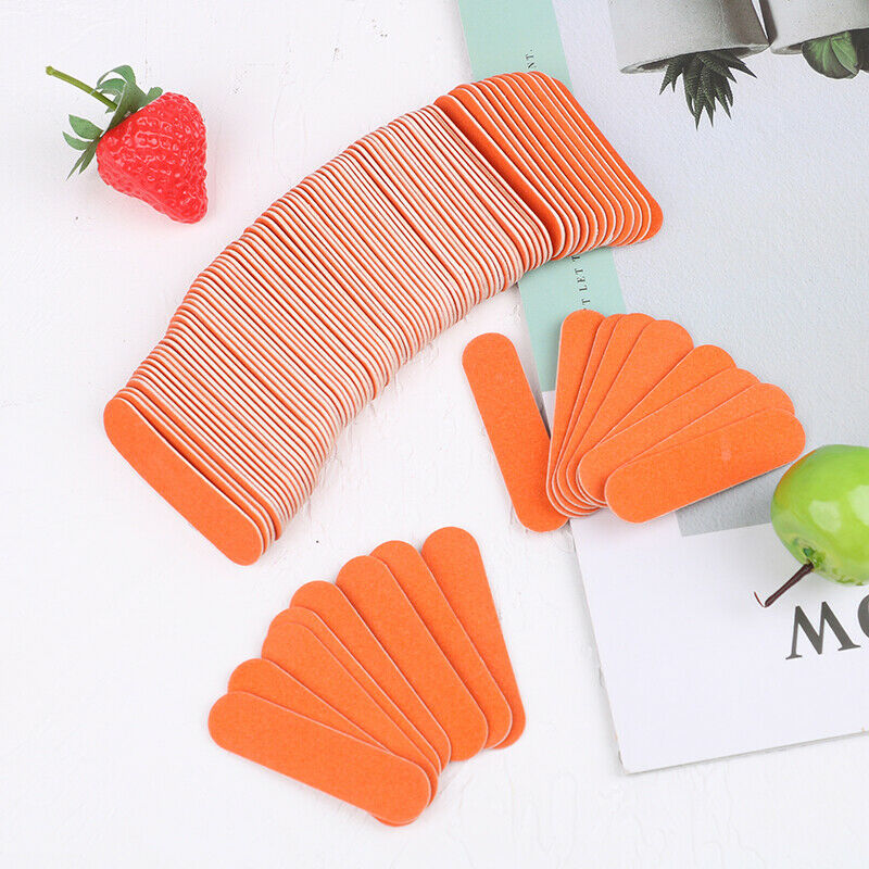 100 Pcs/Set Nail Files Disposable Beauty Care Hygiene Manicure Pedicure  SEAU