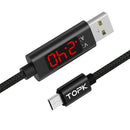 Quick Charging Voltage/Current LED USB Sync Charger Cable 1M Wire for