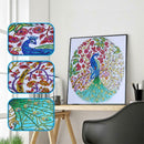 5D DIY Special Shaped Diamond Painting Peafowl Cross Stitch Embroidery Kits