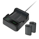 2x Rechargeable Battery Pack + Charger + USB Cable for Xbox One Controller