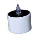 6x Solar Powered Electric LED Candles Flickering Flameless Tea Light Yellow