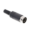 5pcs DIN male Plug 5 Pin Connector with Plastic Handle Adapters Cables3cL