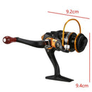 Mini Spinning Reel Winter Ice Fishing Reel 12BB 5.2:1 Left Hand Metal Spool C4V5