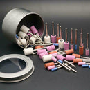30 Pcs 3mm Ceramic Stone Polishing Grinding Rotary Die Grinder Drill Bit Tool
