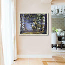 5D DIY Full Drill Diamond Painting Deer Nature Cross Stitch Decor (03)