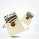 17 Keys Kalimba African Solid Pine Wood Thumb Piano Finger Percussion .AUA Gw