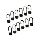 24Pcs Spiral Wire Bungee Spring Hooks 6mm Clips For Canoe Covers Sunshades