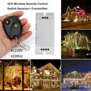 AC220V 433MHz Smart 2CH Wireless Remote Control Switch Receiver+Transmitter