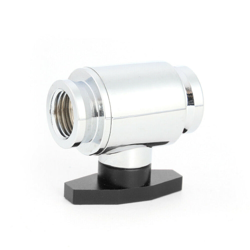 G1/4 Thread Vent Valve Water Ball Valve for PC Water Cooling System (Black) A